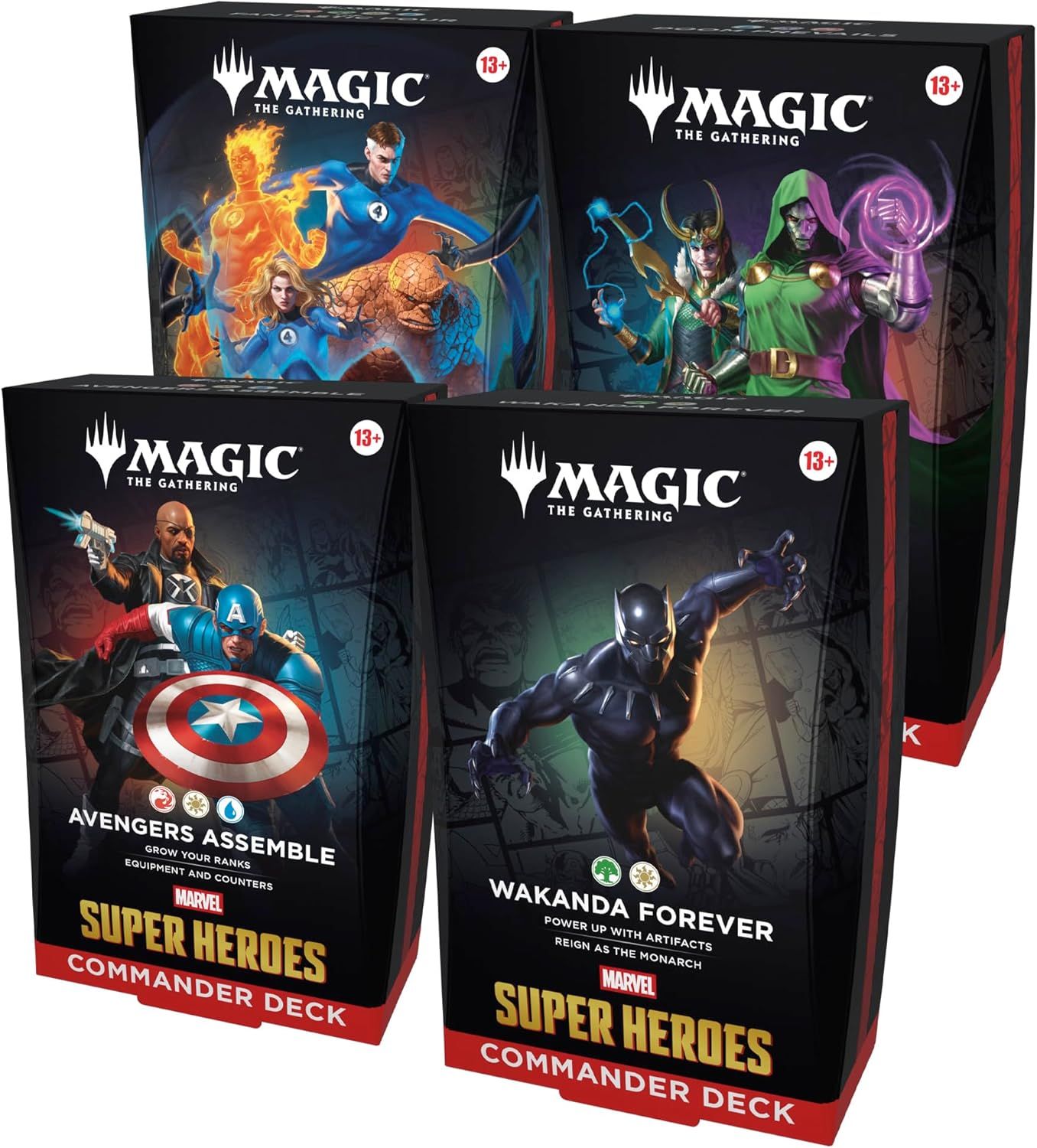 Marvel Super Heroes Commander Deck Bundle