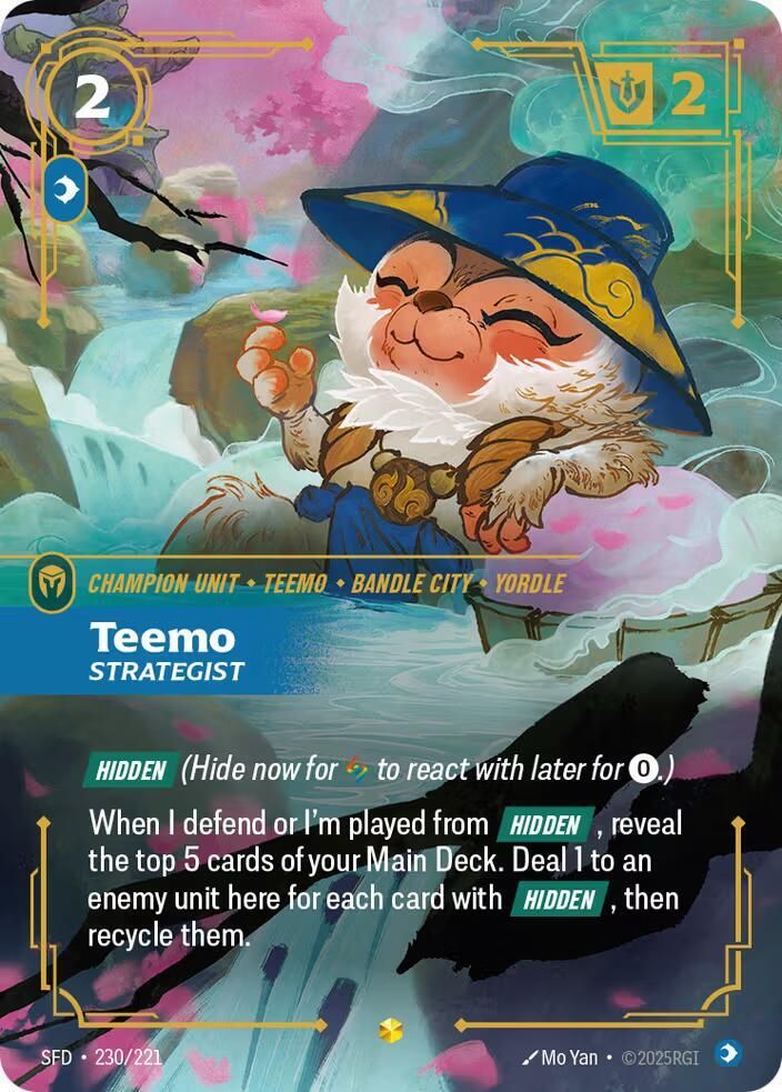 Teemo - Strategist (Overnumbered)(Foil) SFD_230