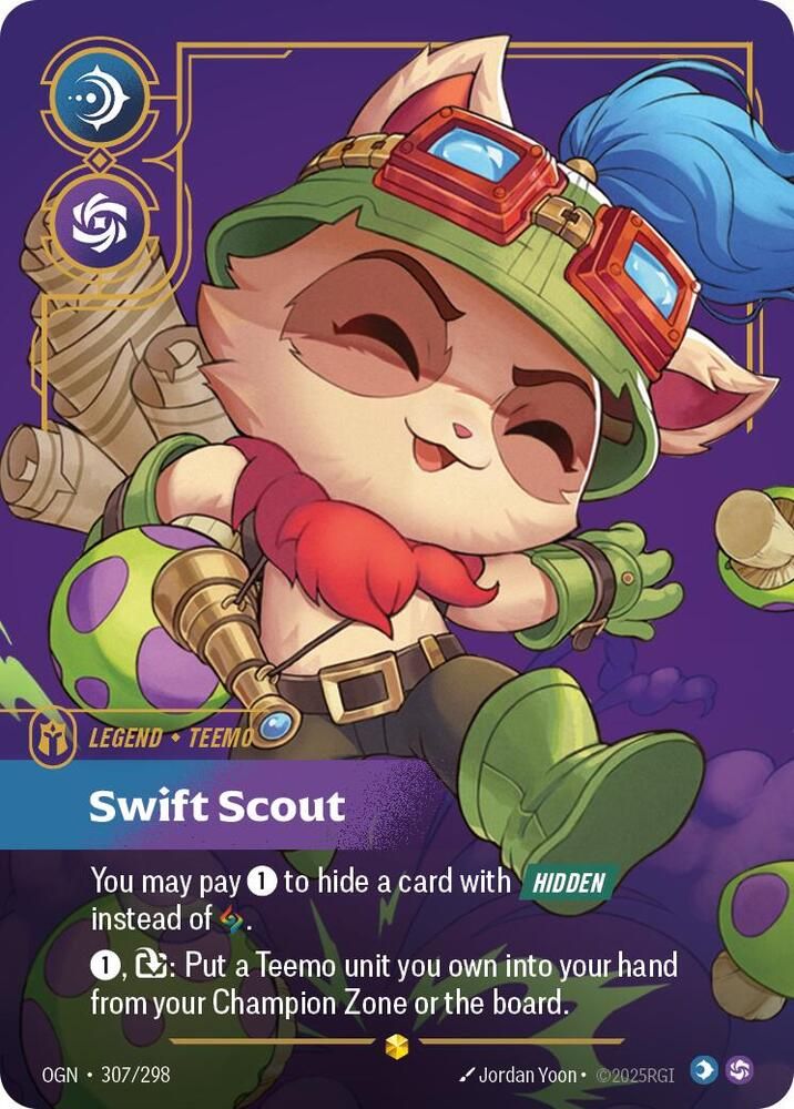 Teemo - Swift Scout (Overnumbered)(Foil) OGN_307