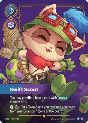 Teemo - Swift Scout (Overnumbered)(Foil) OGN_307