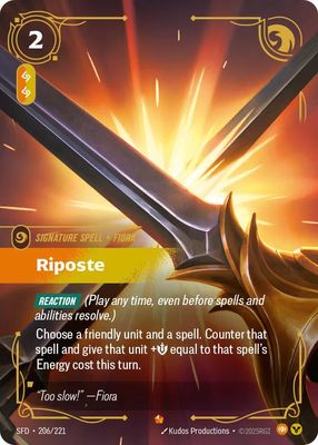 Riposte (Foil) SFD_206