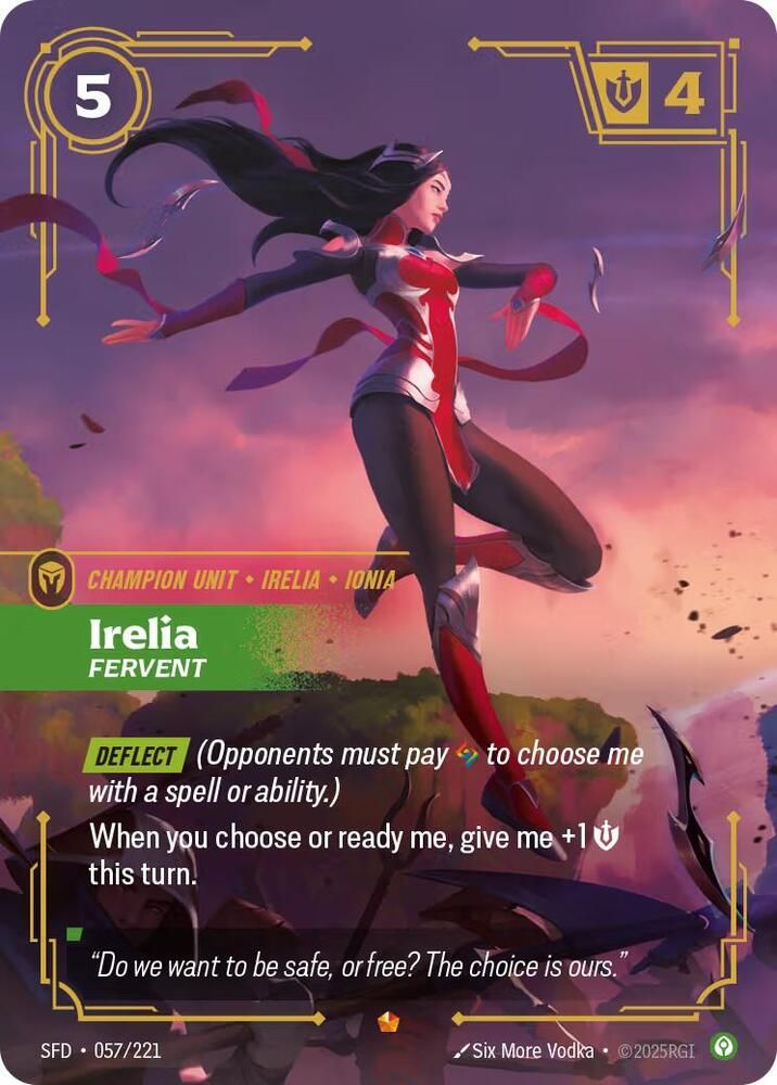 Irelia - Fervent (Foil) SFD_57