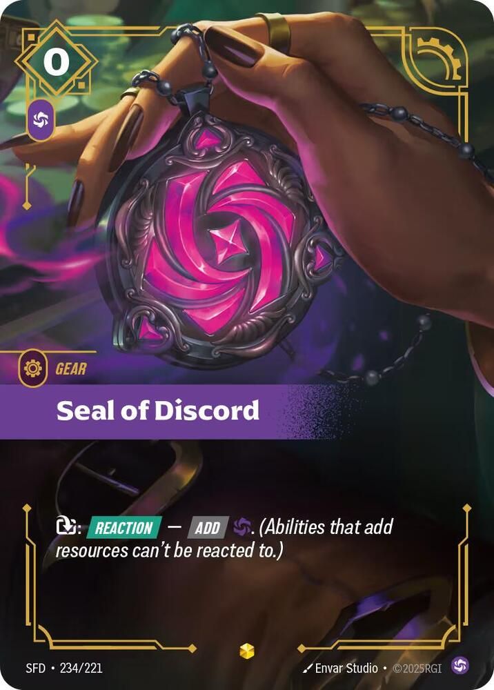 Seal of Discord (Foil)(Overnumbered) SFD_234