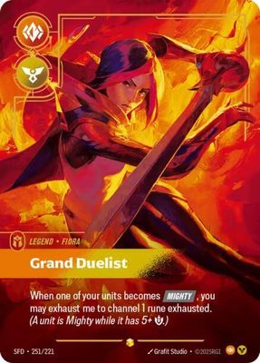 Fiora - Grand Duelist (Foil)(Overnumbered) SFD_251