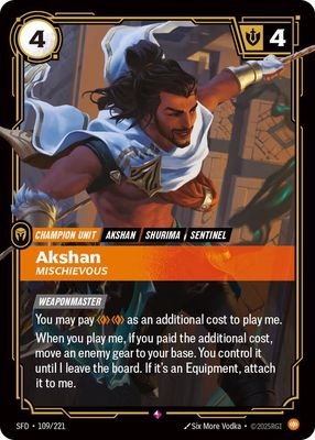 Akshan - Mischievous (Foil) SFD_109