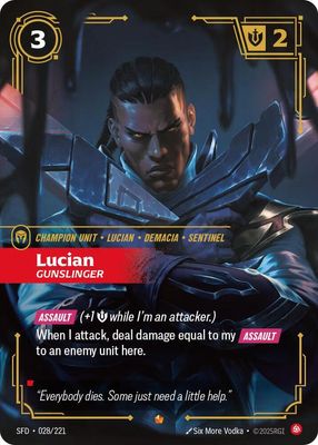 Lucian - Gunslinger (Foil) SFD_28