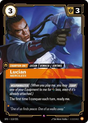 Lucian - Merciless (Foil) SFD_113