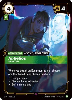 Aphelios - Exalted (Foil) SFD_49