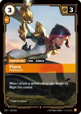 Fiora - Peerless (Foil) SFD_110