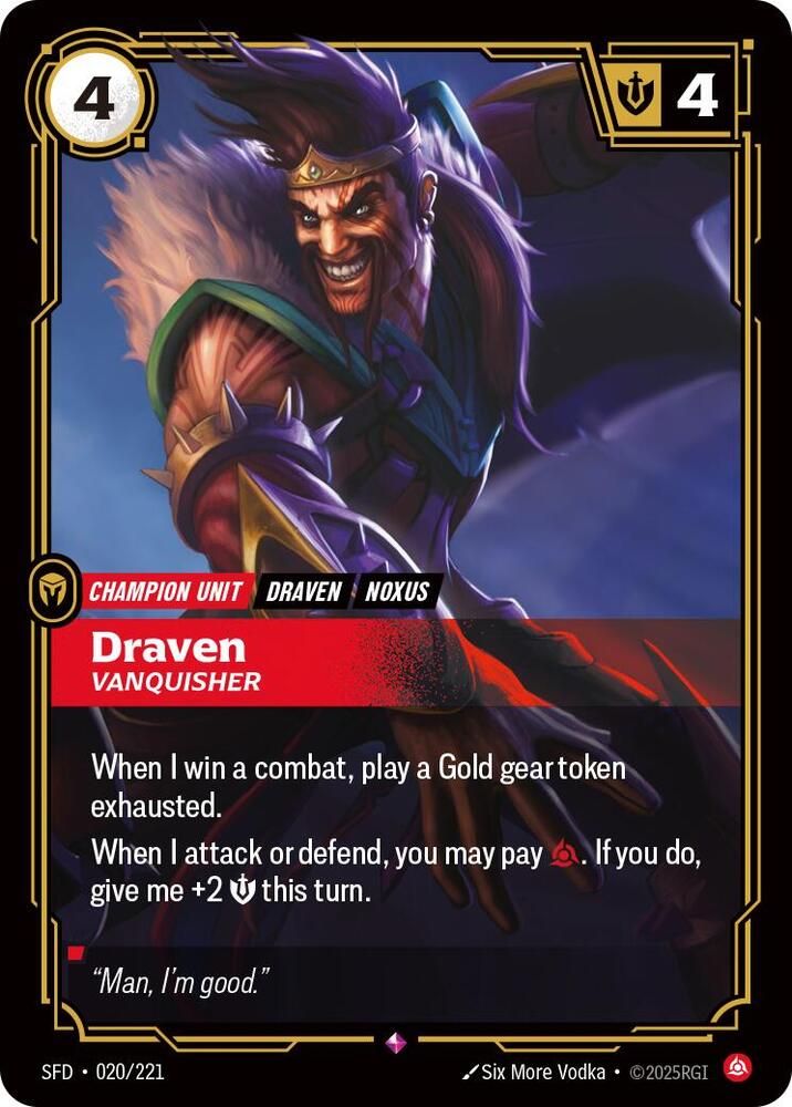 Draven - Vanquisher (Foil) SFD_20
