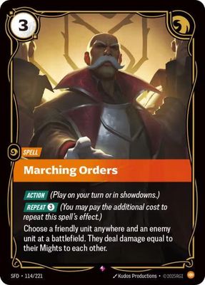 Marching Orders (Foil) SFD_114