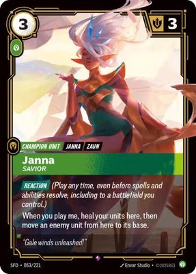 Janna - Savior (Foil) SFD_53