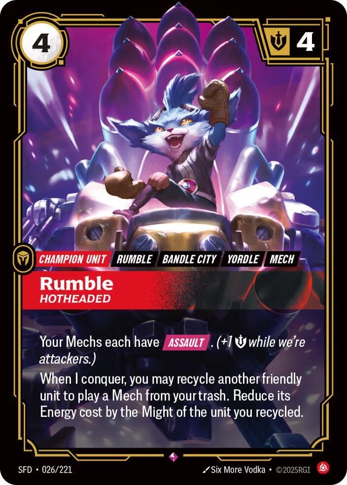 Rumble - Hotheaded (Foil) SFD_26