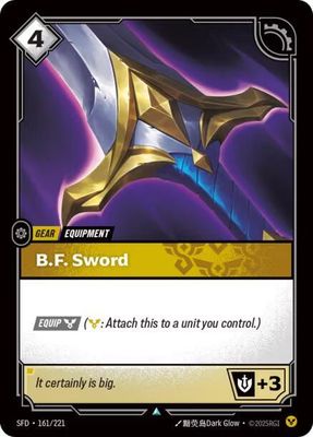 B.F. Sword SFD_161