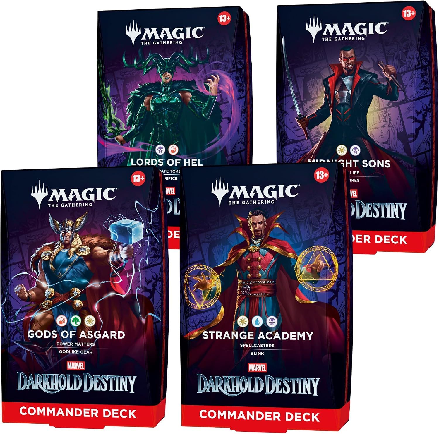 MARVEL: DARKHOLD DESTINY COMMANDER DECKS