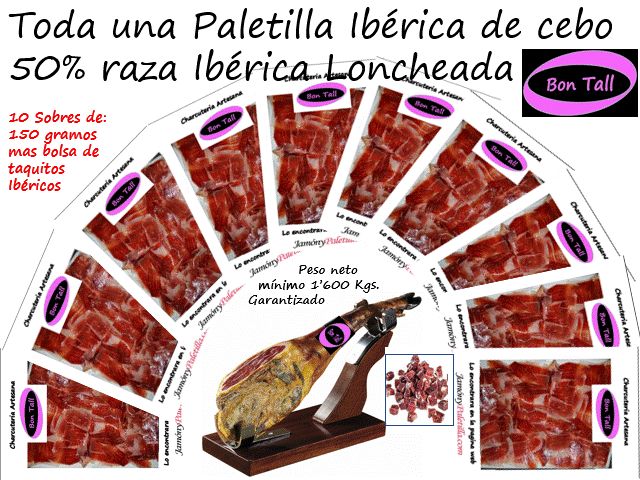 Toda una Paletilla 50% raza ibérica de cebo