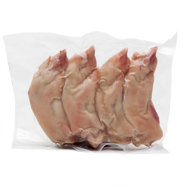 Pies de cerdo cocidos