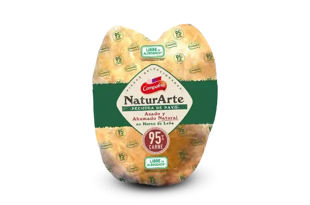 Pechuga de Pavo Natural 95% carne Asada al Horno de Leña