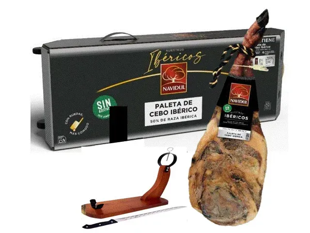 Paleta de cebo 50% raza ibérica Navidul Paleta de cebo 50% raza ibérica Navidul