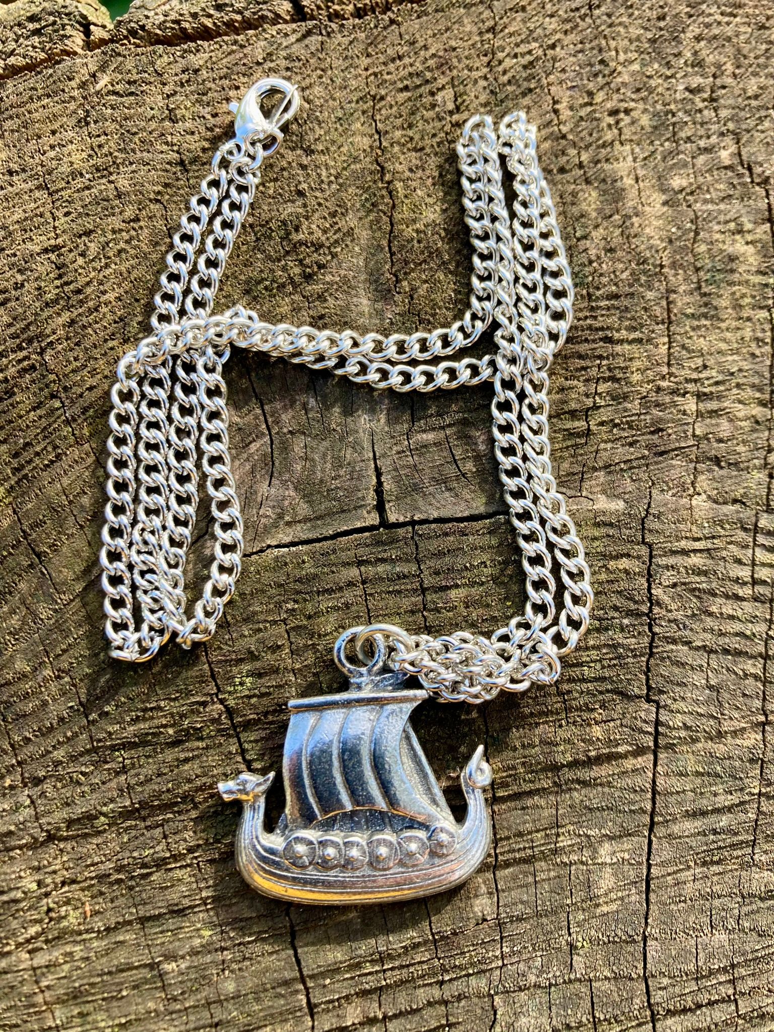Viking Longship Pendant