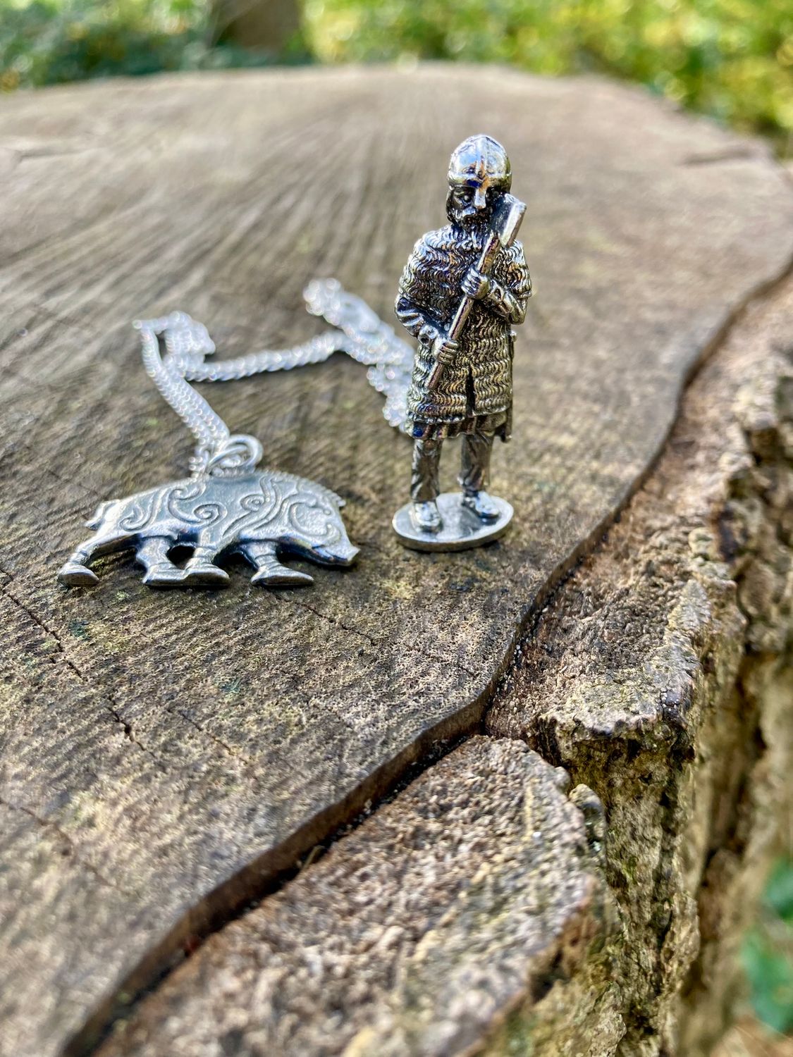 Grim's Great Boar and Viking Warrior Grim's Great Boar and Viking Warrior