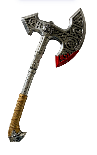 Viking Battle Axe and Shield Set