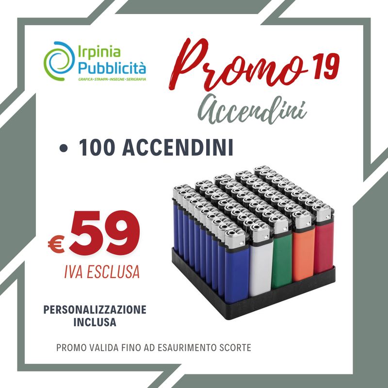 Promo Accendini 19 Promo Accendini 19