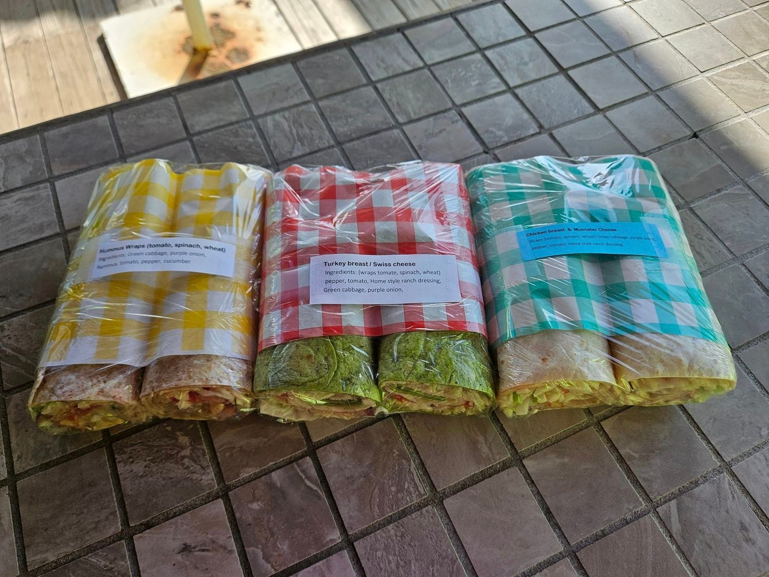 Sandwich Wraps from D&#39;s Garden