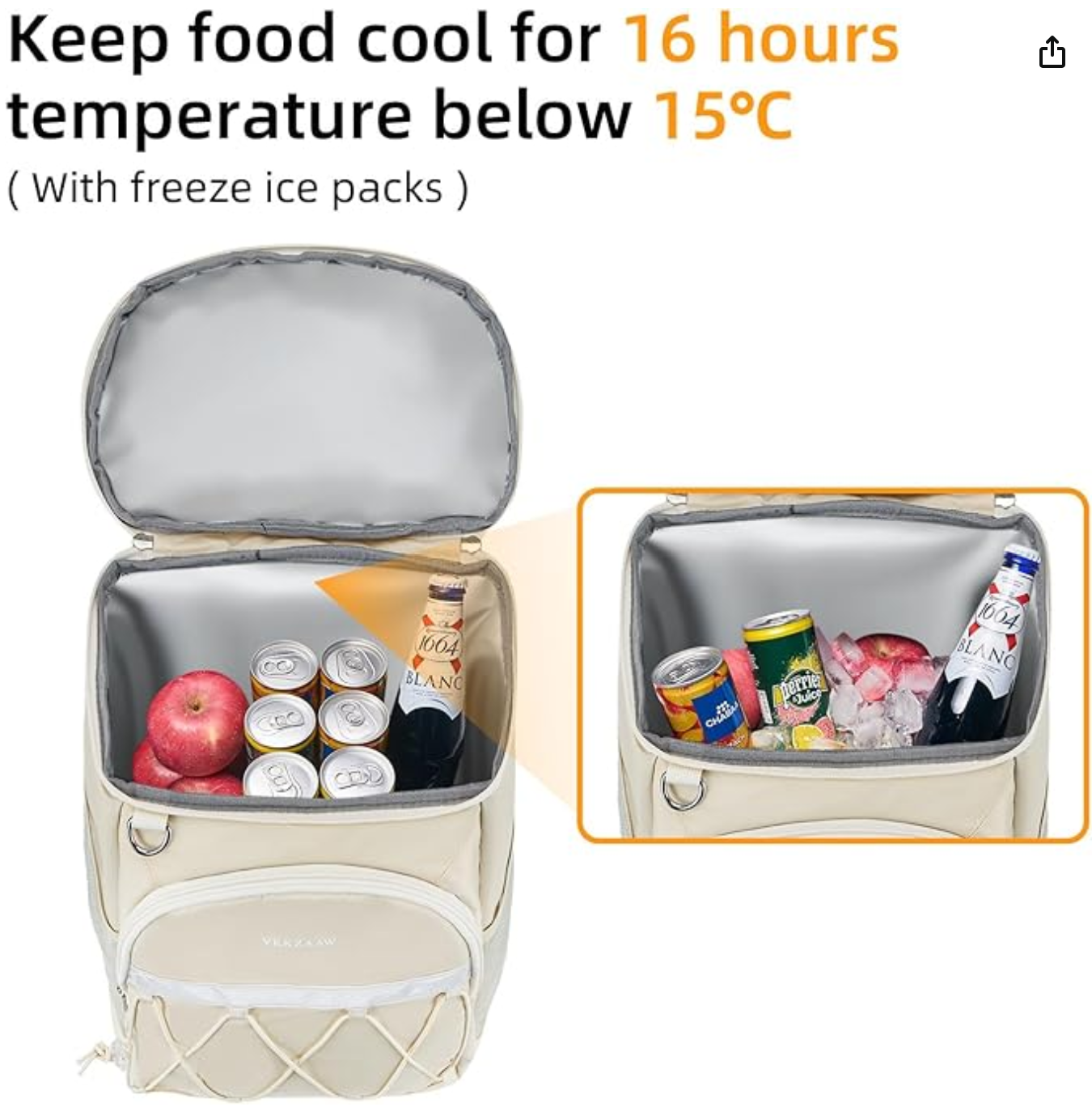 Beach Cooler Backpack
