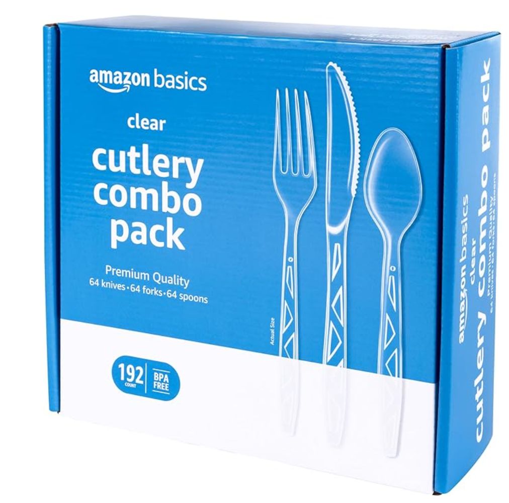 Disposable Utensils (forks, knifes, spoons)