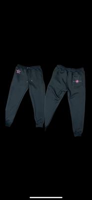 STAR X SCAR PINK AND BLACK SWEATS