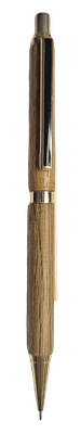Slim-line pen and pencil set in oak