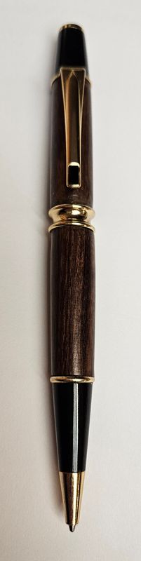 Patrizio Twist Type Pen shown here with Bubinga wood