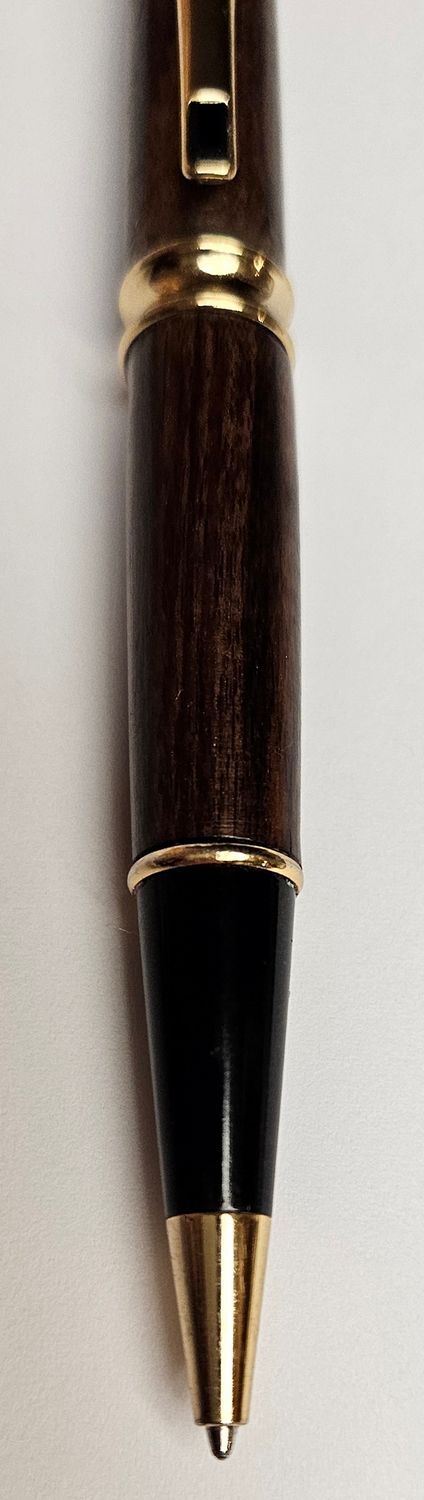 Patrizio Twist Type Pen shown here with Bubinga wood