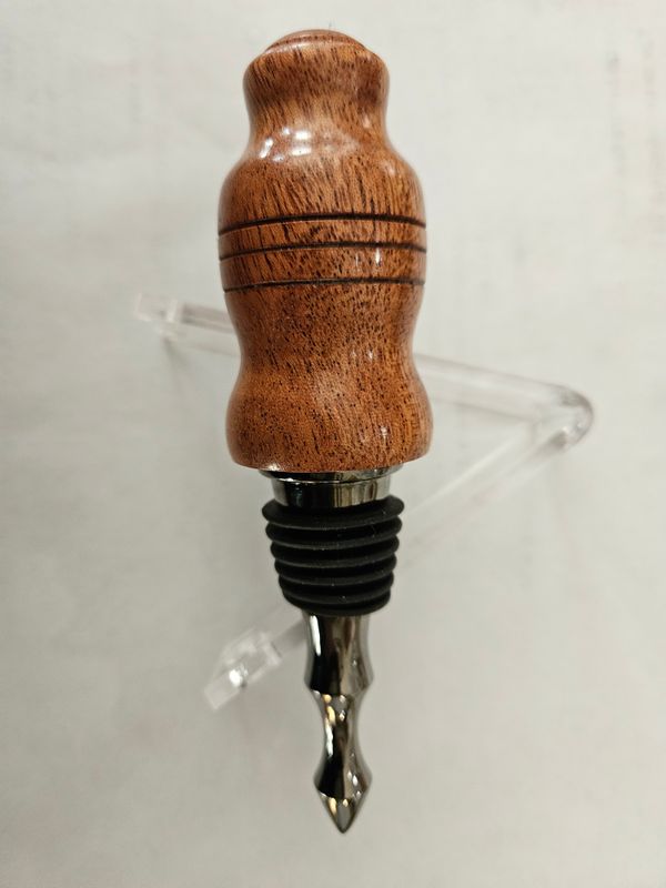 Bottle stopper kit in black chrome - Teardrop
