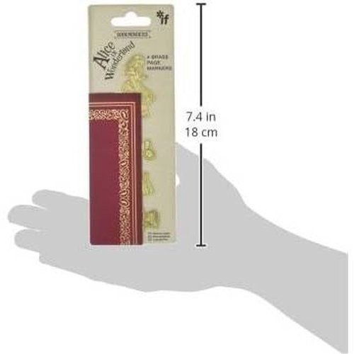 Mini marcapaginas de latón alicia en el pais de las maravillas