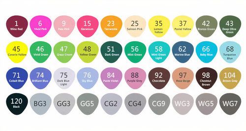 Estuche luxury canvas gama artist 40 colores