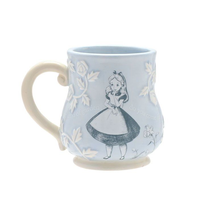Taza relieve Alicia en el país de las maravillas