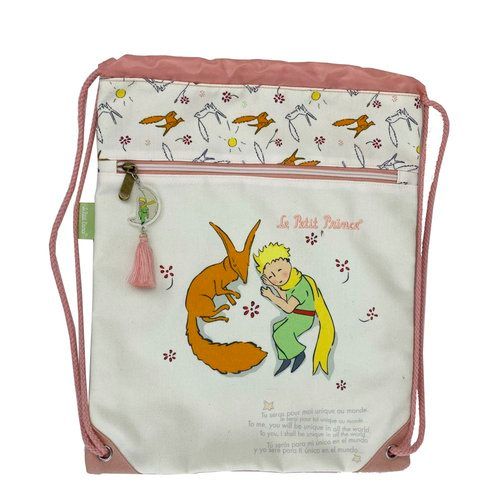 Mochila - saco El Principito​ con cremallera externa