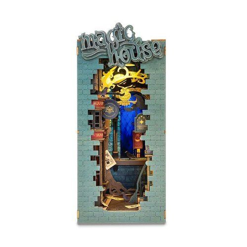 Maqueta sujeta libros Magic House