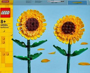 Flores girasoles lego