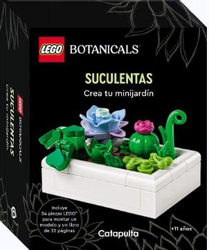 Crea tu jardín de plantas suculentas Lego