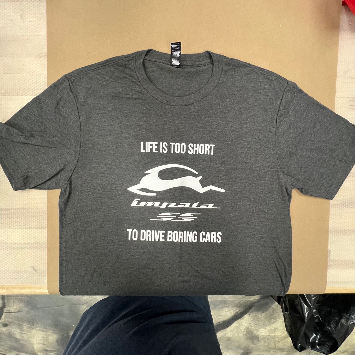Life is too short to drive boring cars - T-Shirt - Double Din Kit for ...