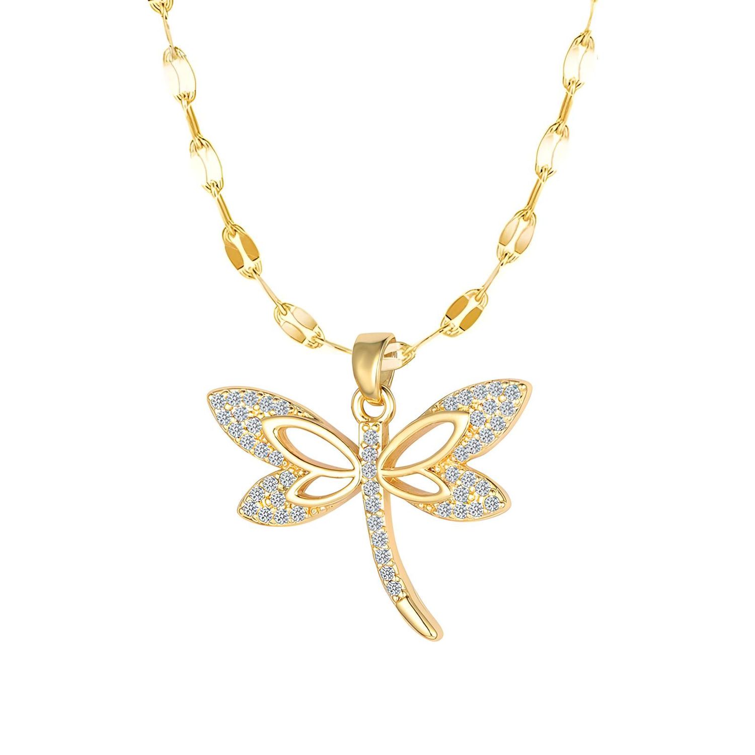 Dragonfly Pendant Necklace