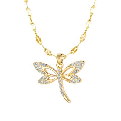 Dragonfly Pendant Necklace
