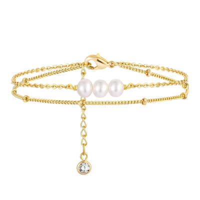 Trinity Pearl Elegance Bracelet