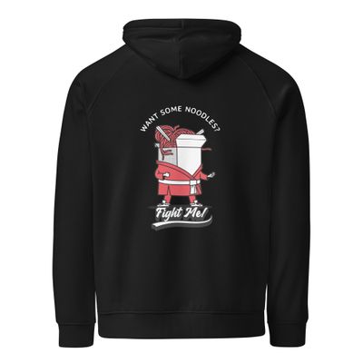 Funny comfy hoodie for cat &amp; pho lovers! Front and back printed food-themed sweatshirt, perfect gift with a funny quote. Cozy apparel for all!