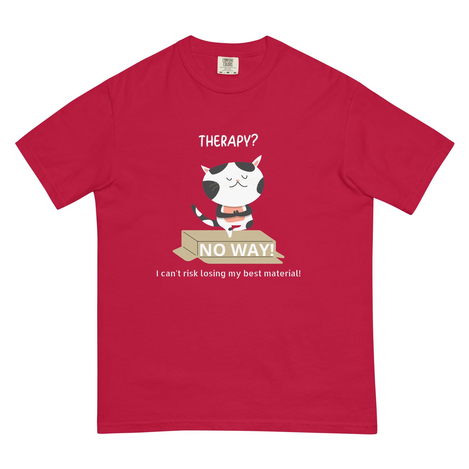 Unisex garment-dyed heavyweight t-shirt