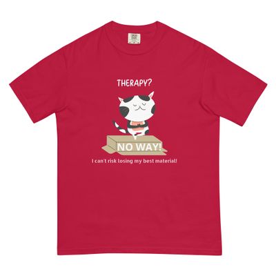 Unisex garment-dyed heavyweight t-shirt