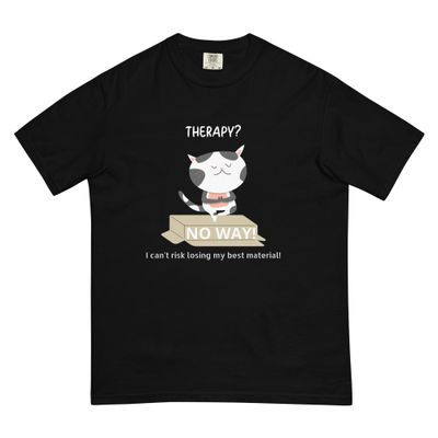 Unisex garment-dyed heavyweight t-shirt